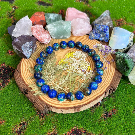 1pc/Phoenix Lapis Lazuli Bracelet-Handmade Elastic Bracelet Suitable for Gifting